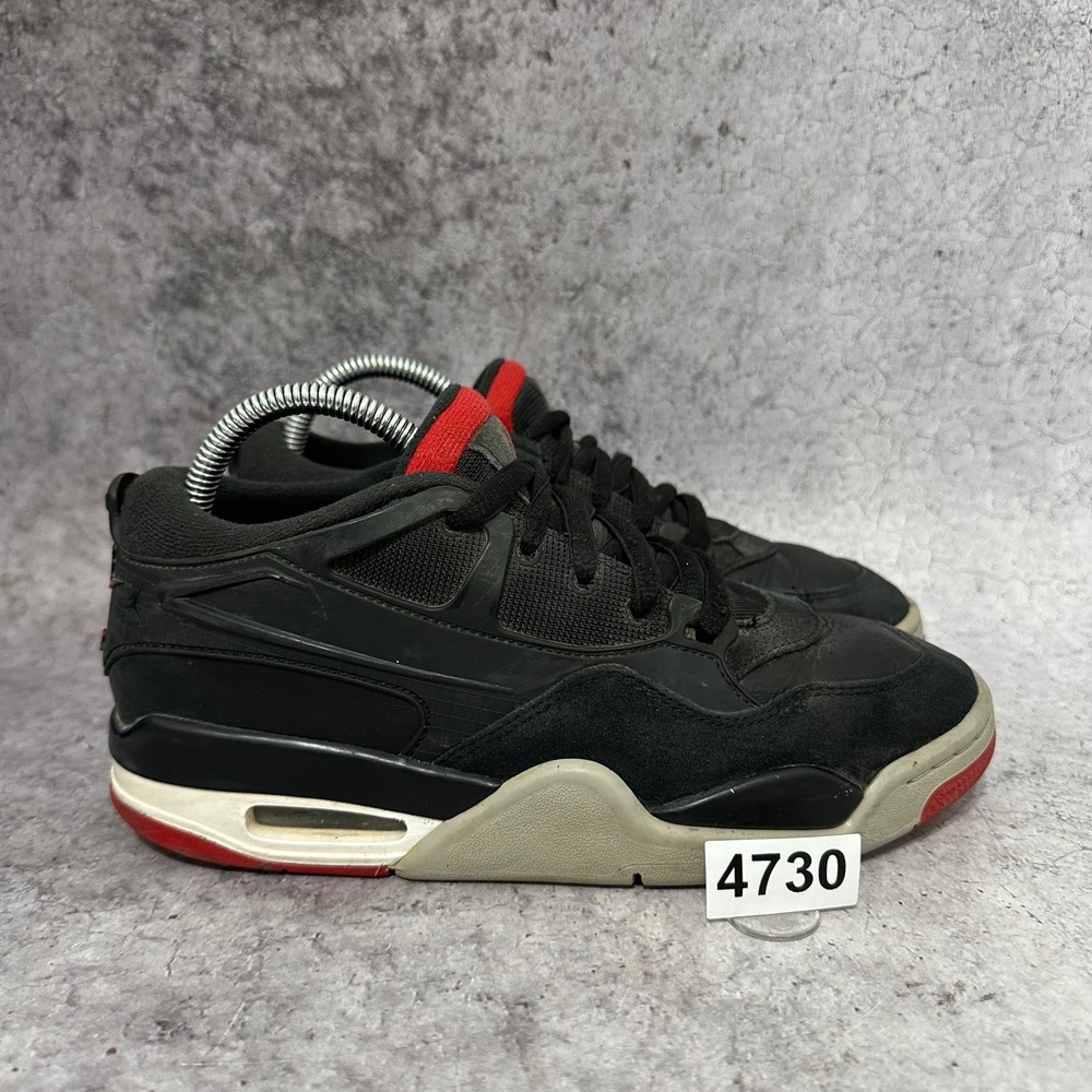 Jordan Air Jordan 4 RM Bred Kids 7Y Black Red FQ7938-061 Low Top Sneakers